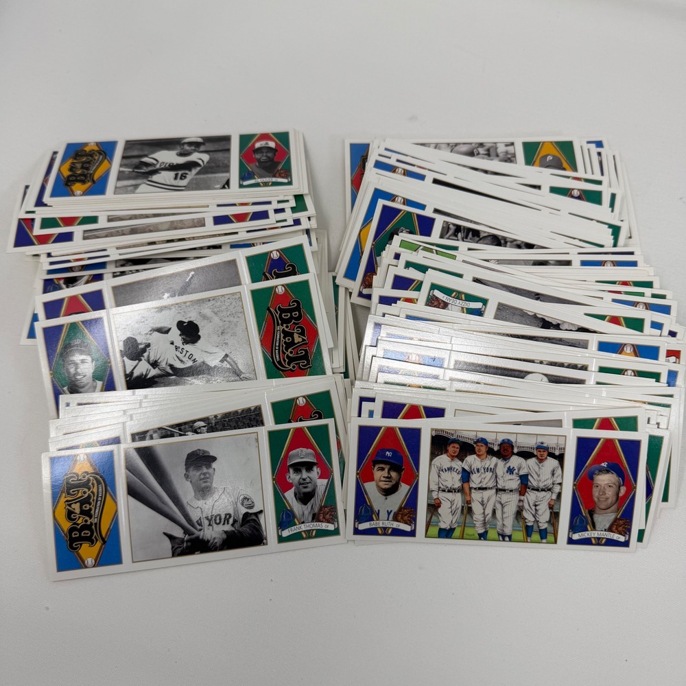 1993 Upper Deck B.A.T. Cooperstown Collection Baseball Card Lot Ruth Mantle